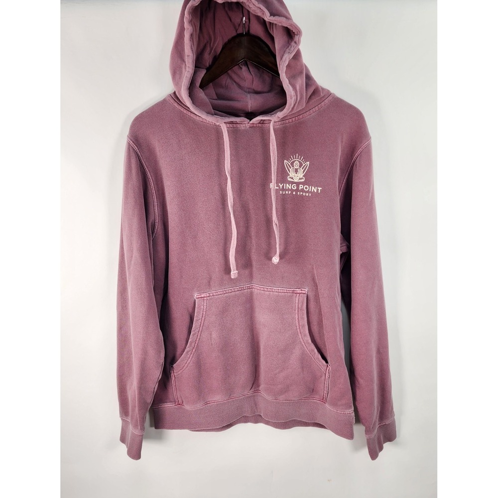 Flying Point Surf & Sport Fleece Sweatshirt Women's S Pink